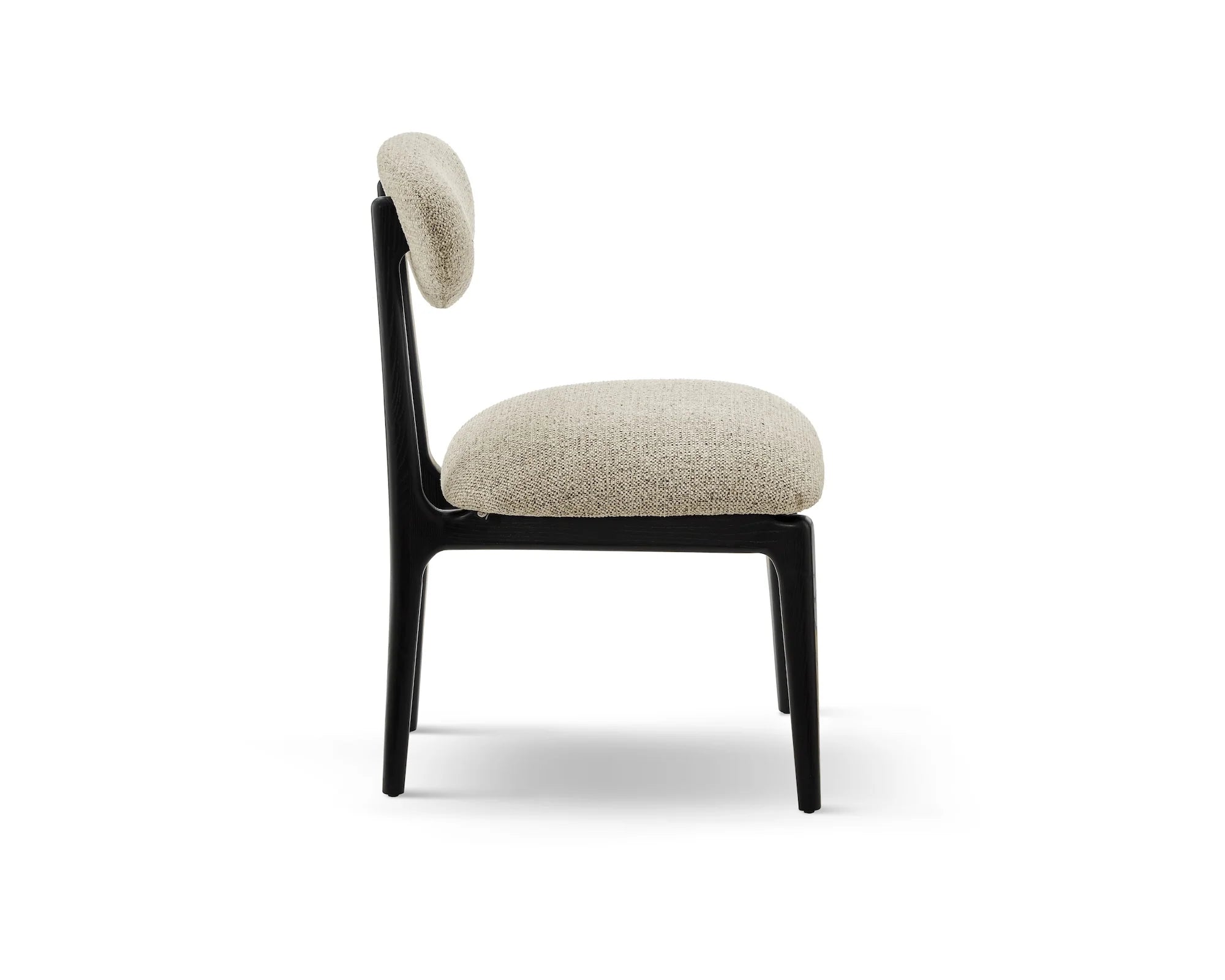 Maja Colmer Silver Grain Linen Look Dining Chair