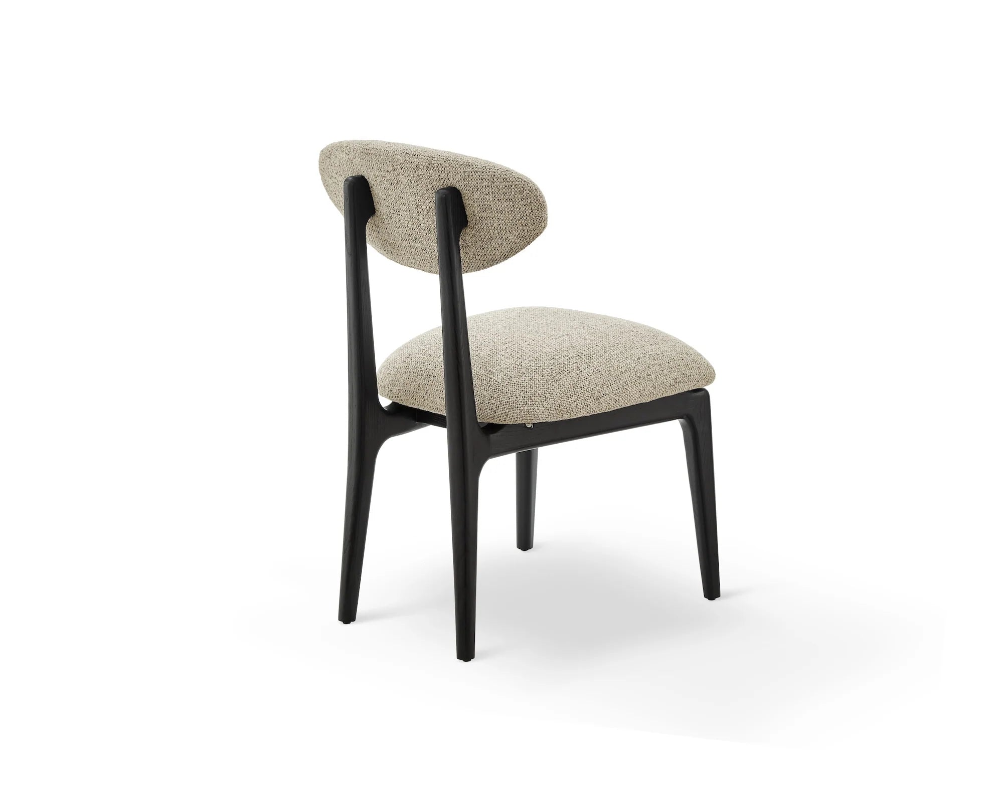 Maja Colmer Silver Grain Linen Look Dining Chair