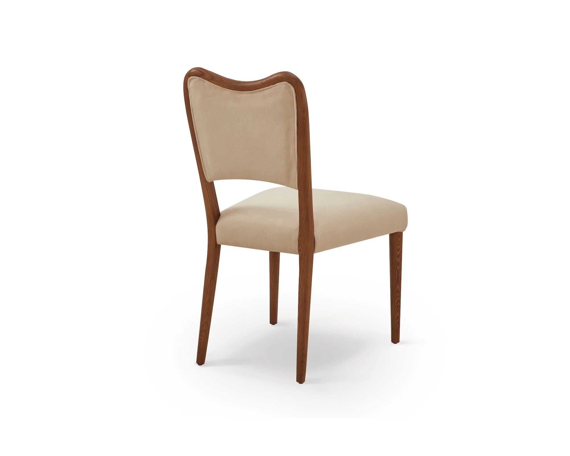 Adelaide Hopper Desert & Brushed Brown Wood Dining Chair