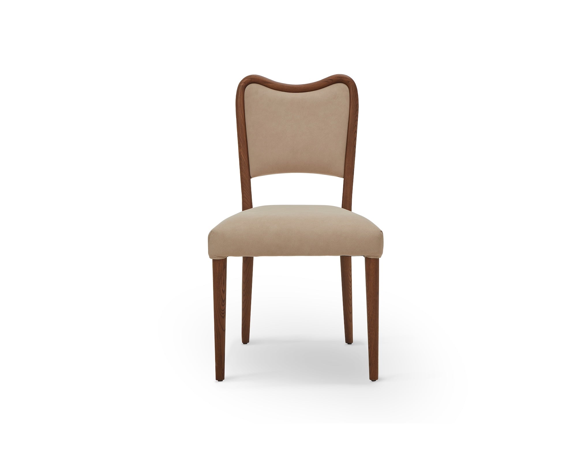 Adelaide Dining Chair -  Hopper Desert & Brushed Brown Wood