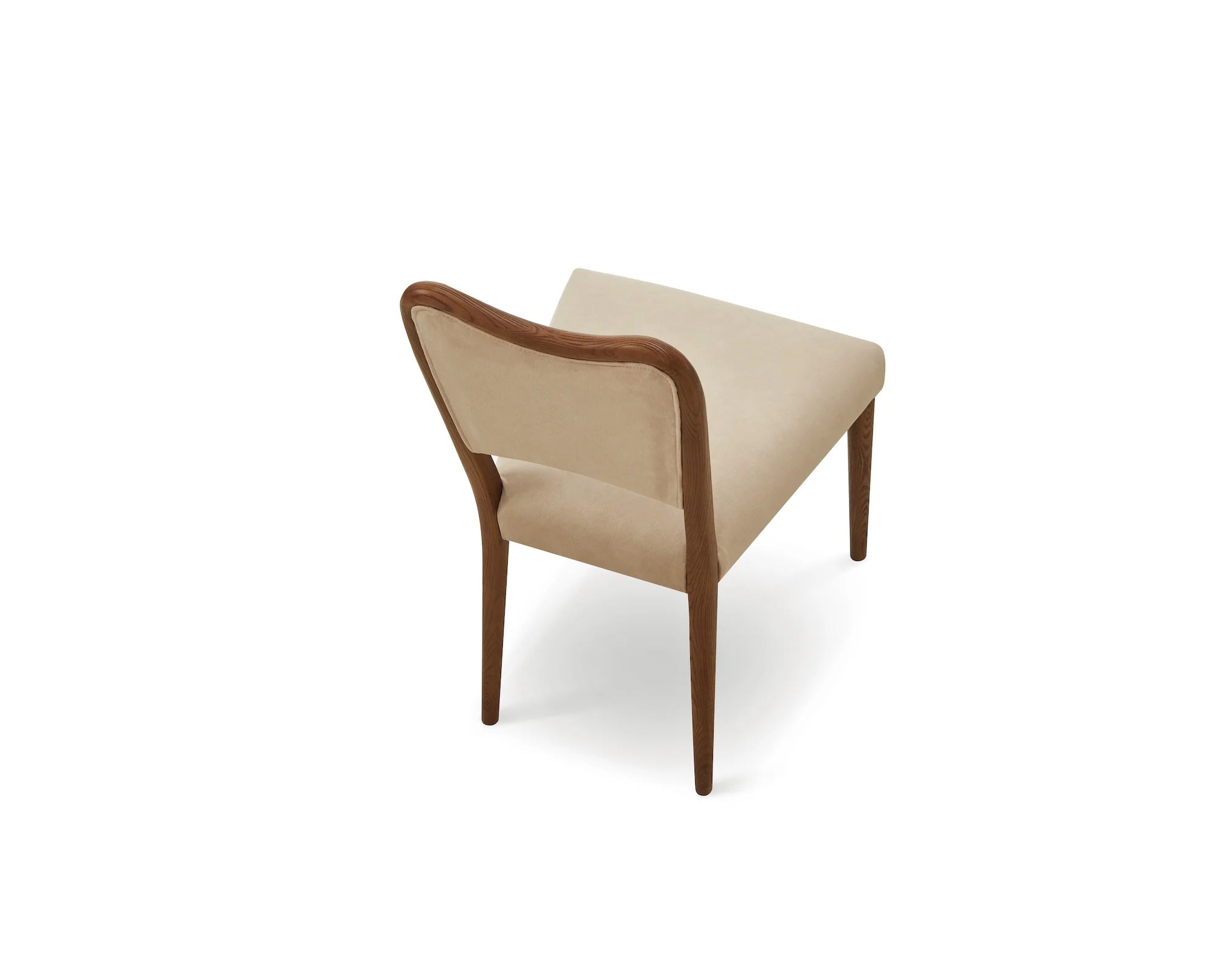 Adelaide Hopper Desert & Brushed Brown Wood Dining Chair