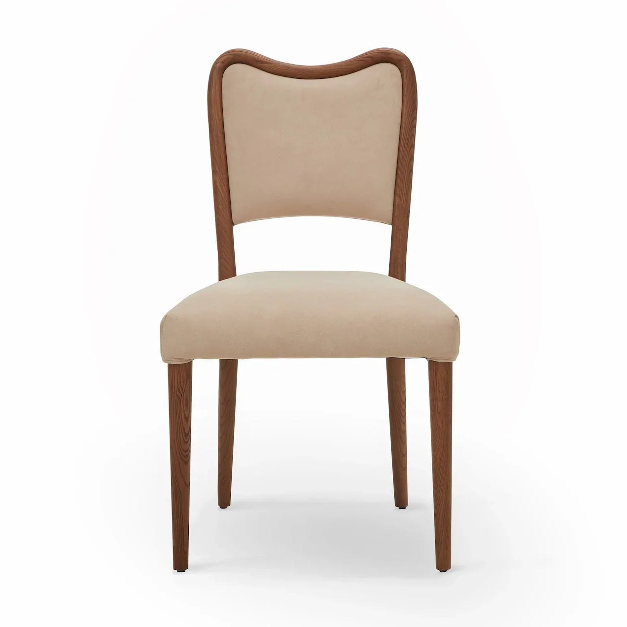 Adelaide Hopper Desert & Brushed Brown Wood Dining Chair