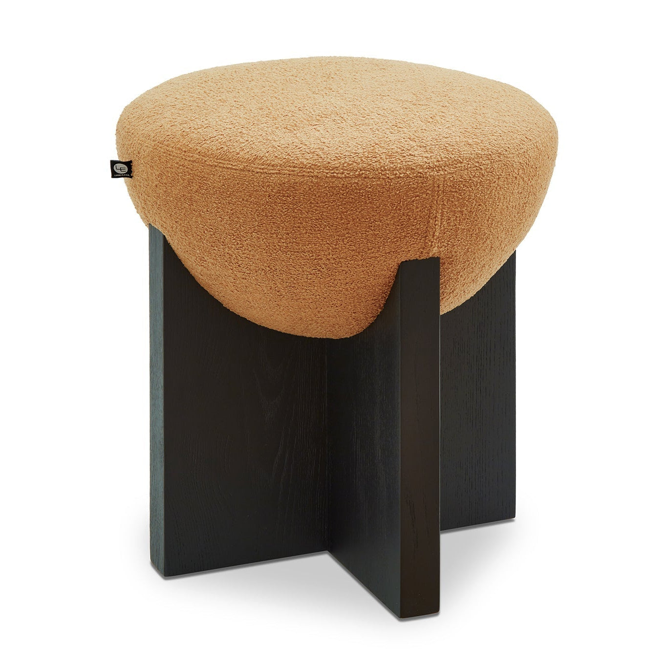 Larson Lander Ochre Chenille Ottoman