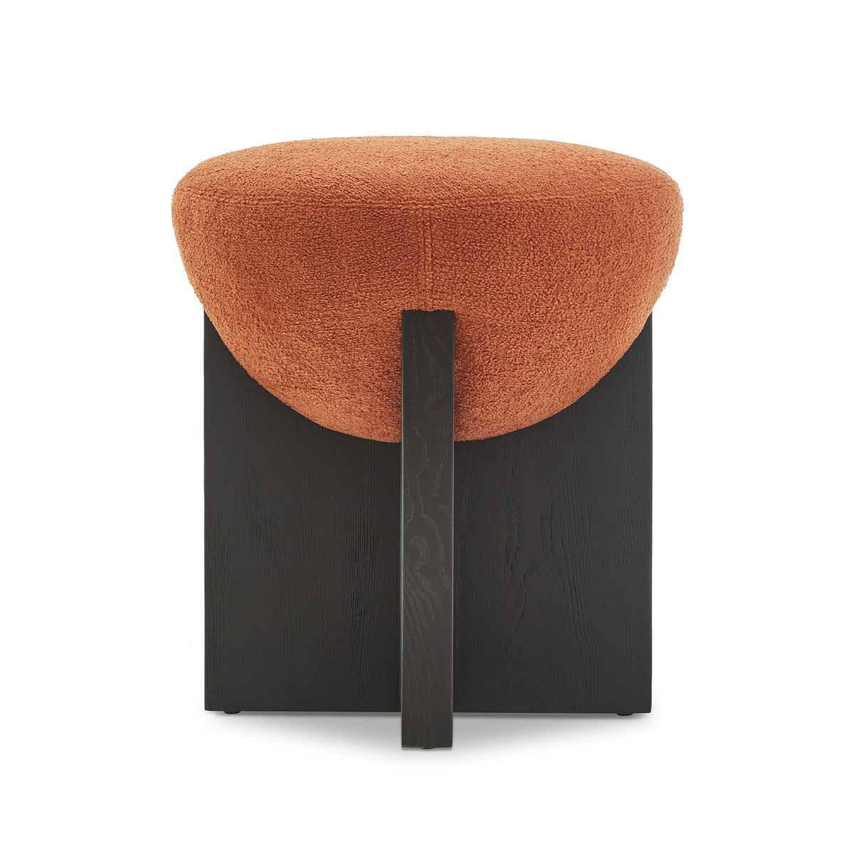 Larson Lander Rust Chenille Stool