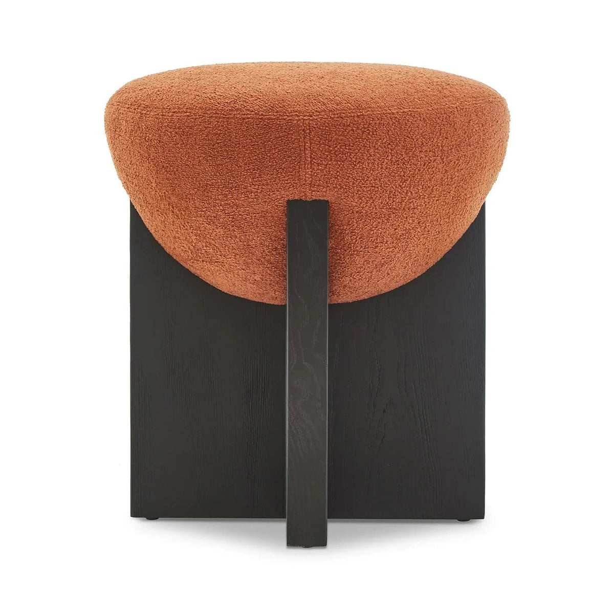 Larson Lander Rust Chenille Stool
