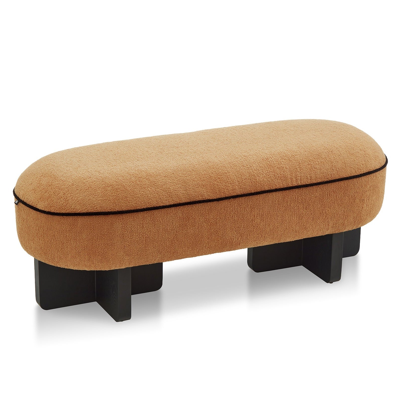 Larson Lander Ochre Chenille Bench Long