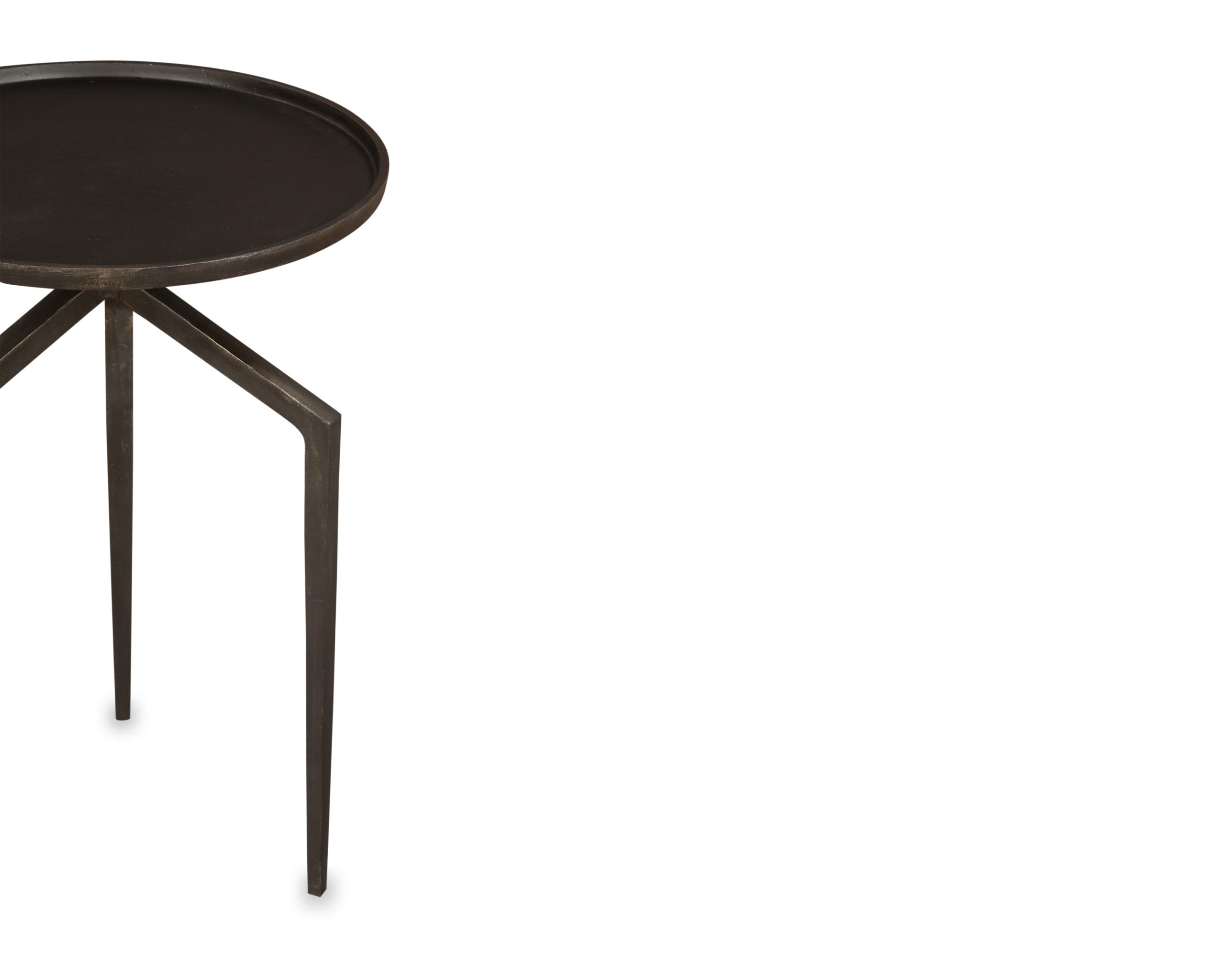 Spider Side Tables set of 2 - Dark Bronze Metal