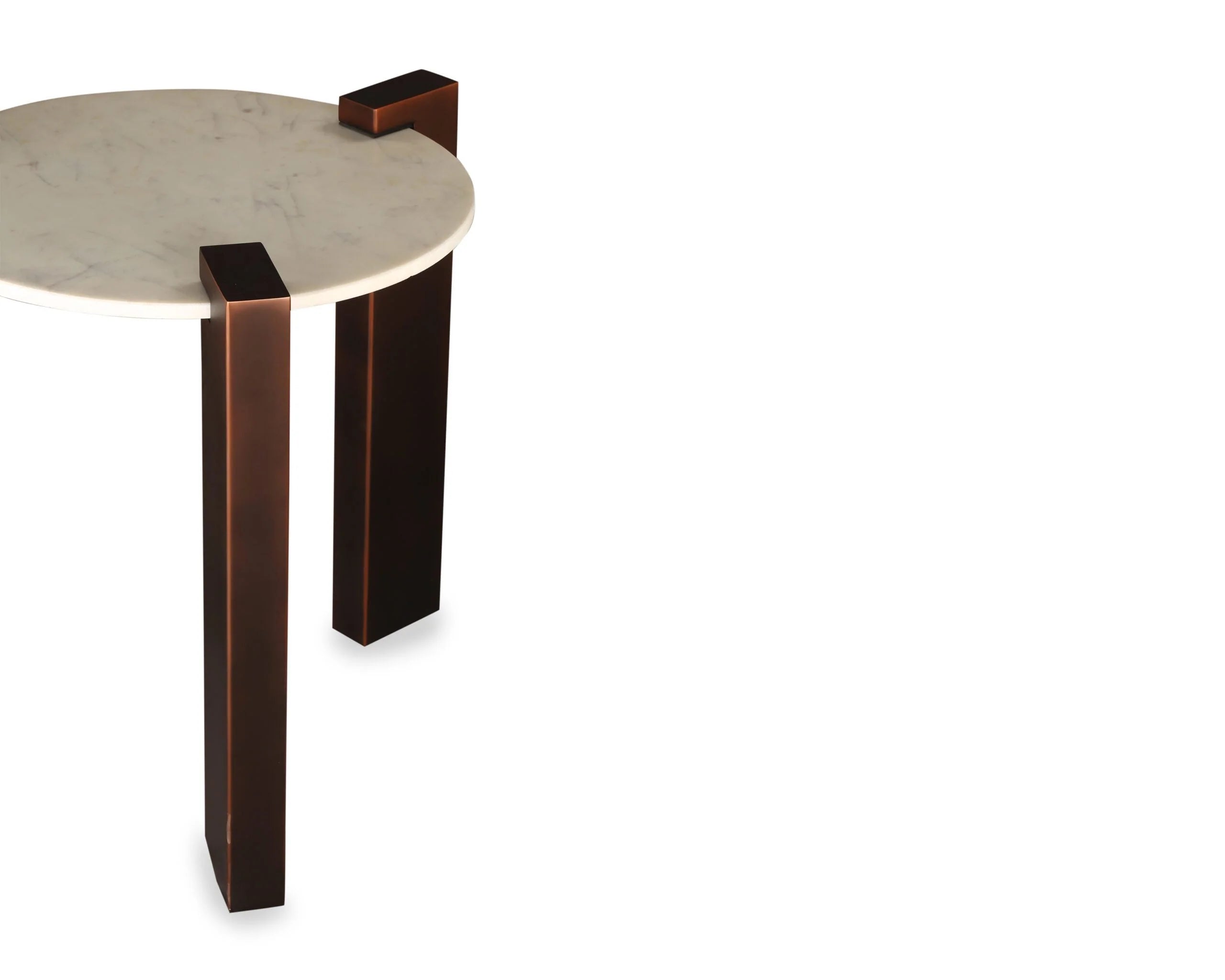 Tassimo Marble & Metal Side Table