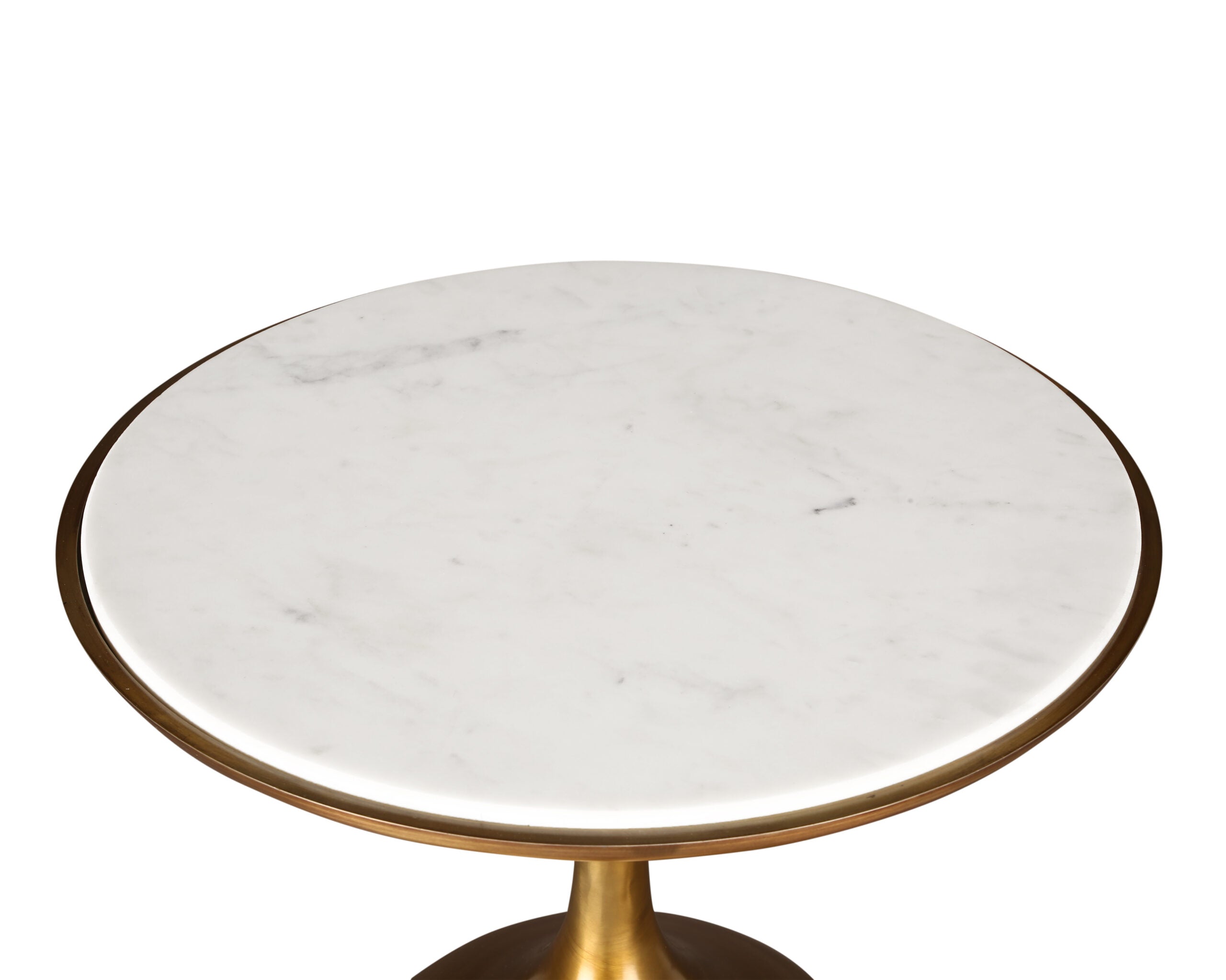 Polka Side Table - Brushed Brass