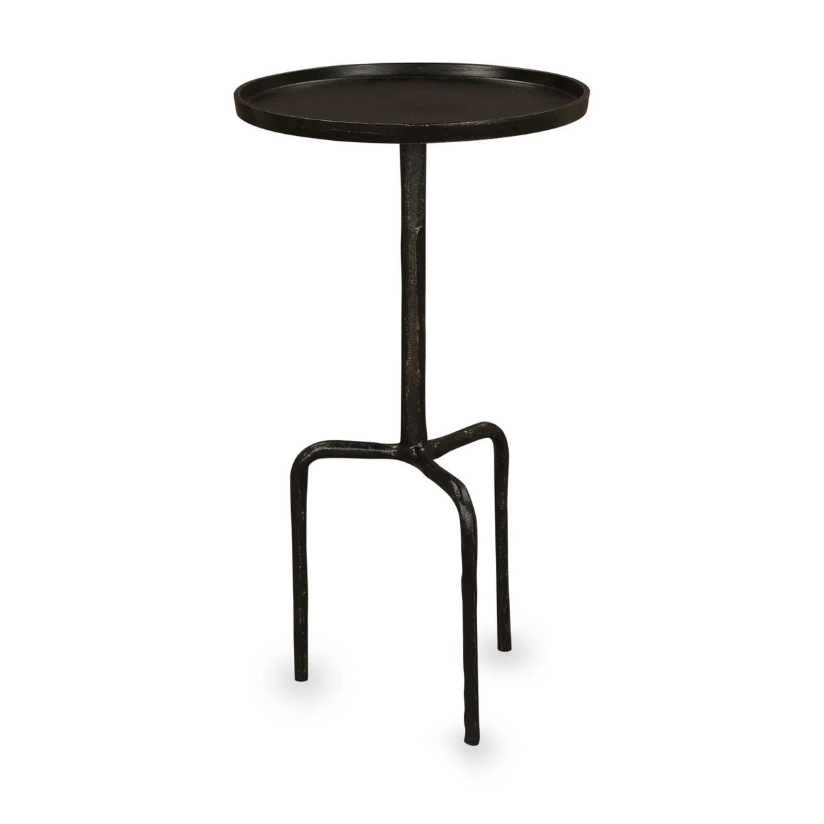 Agoda Dark Bronze Metal Side Table