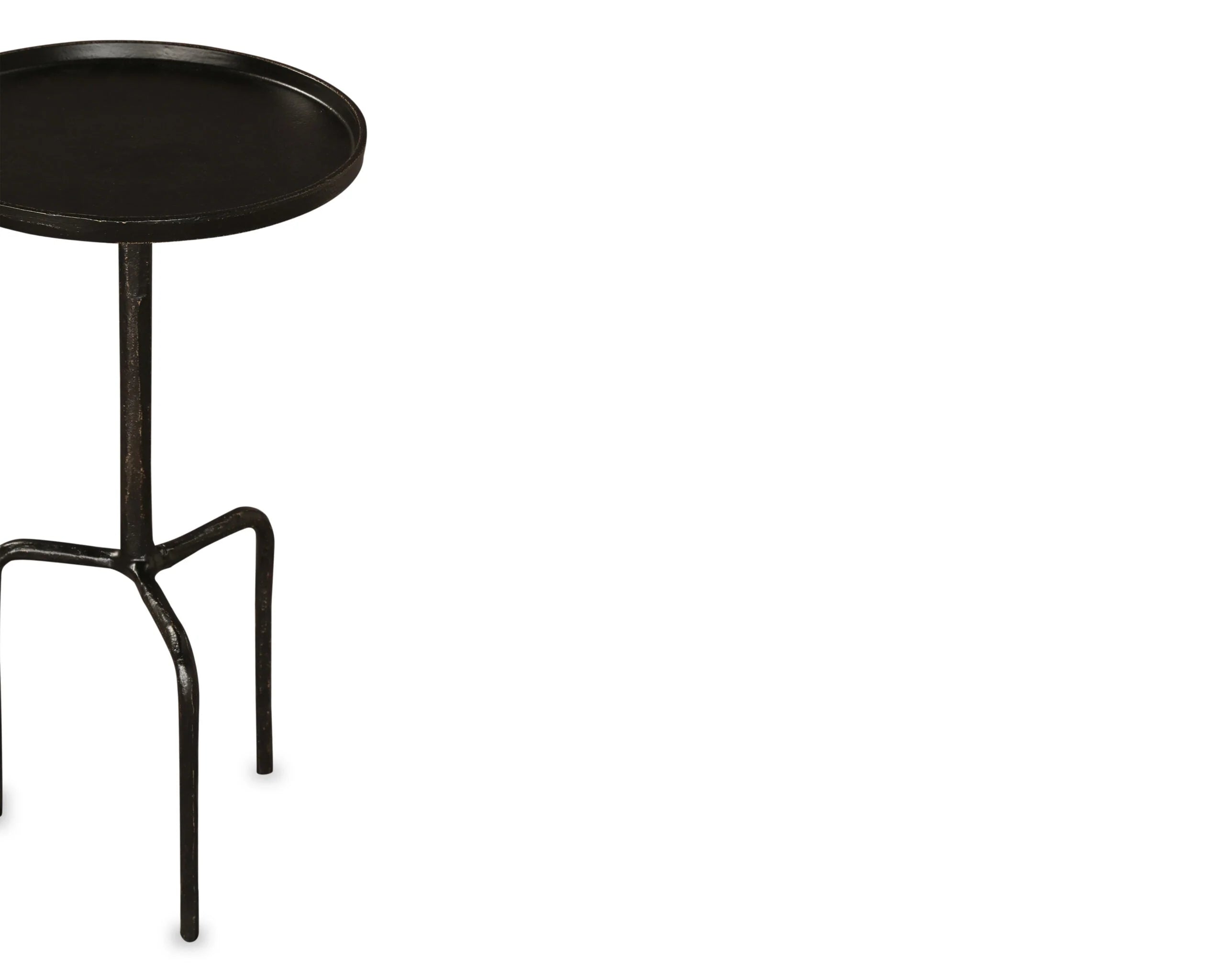 Agoda Dark Bronze Metal Side Table