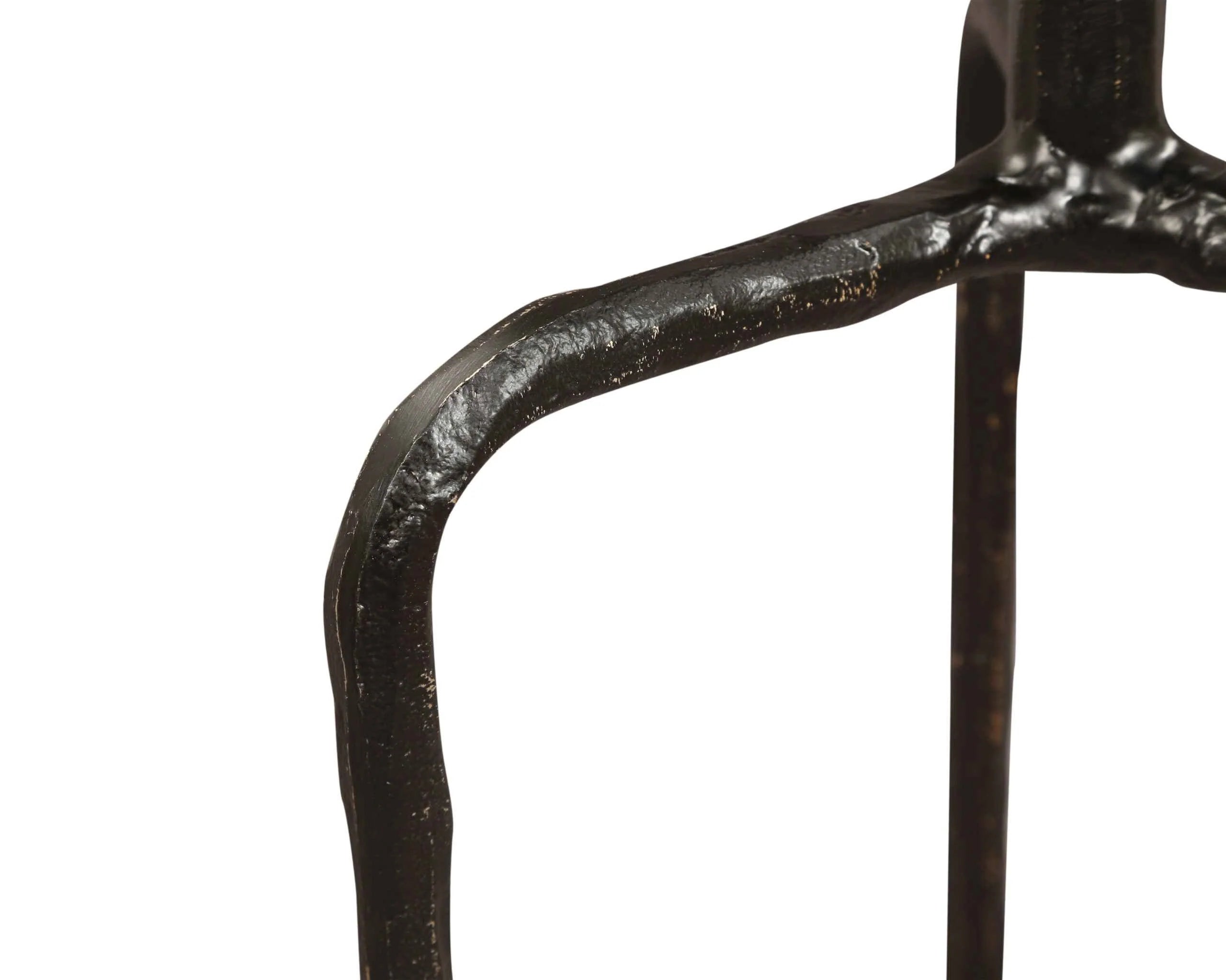 Agoda Dark Bronze Metal Side Table