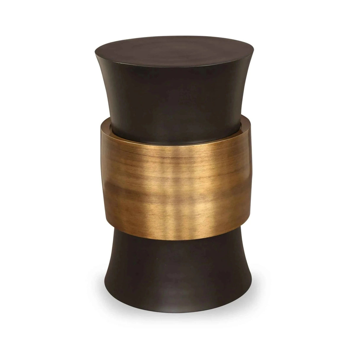 Abasi Dark Bronze & Antique Brass Side Table