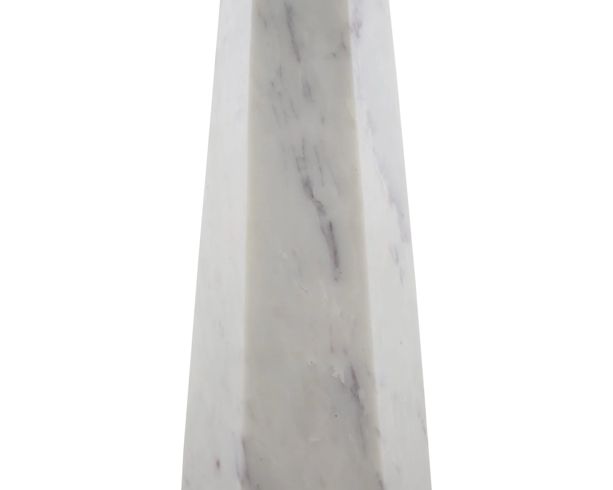 Hexagon White Lady Marble Side Table
