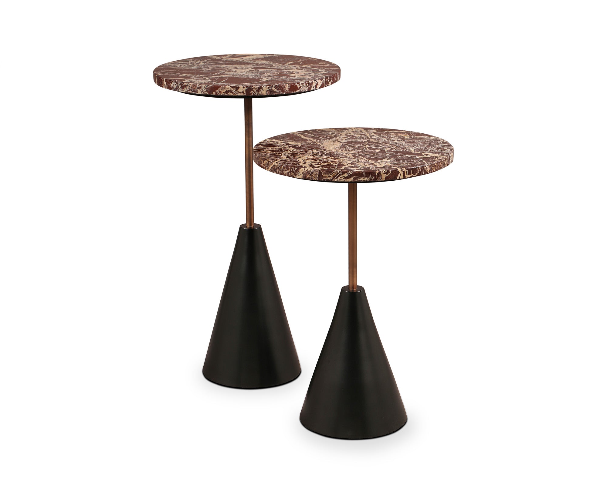 Ethan Side Table set of 2 - Levante Marble