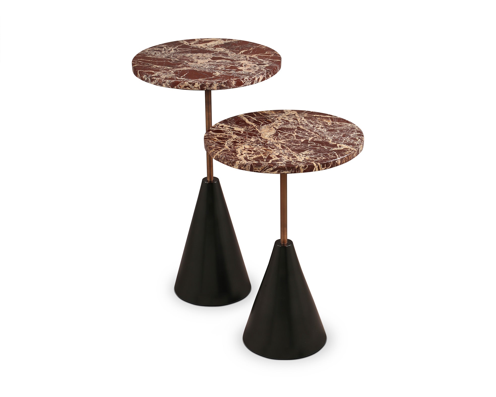 Ethan Side Table set of 2 - Levante Marble