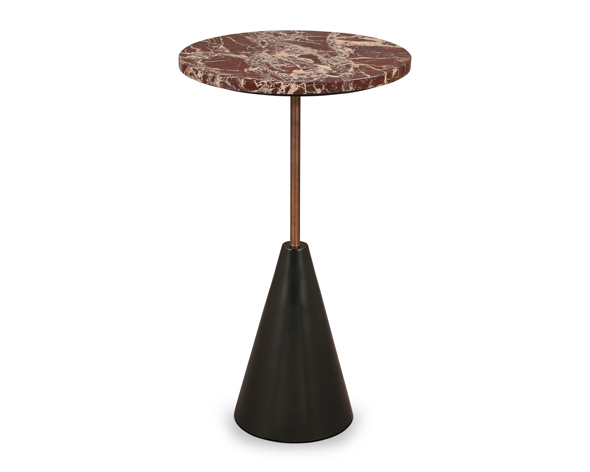 Set of 2 Ethan Levante Marble Side Tables Nest