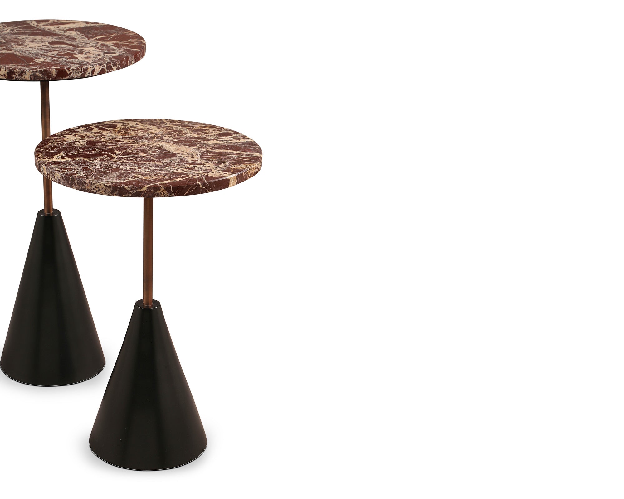 Ethan Side Table set of 2 - Levante Marble