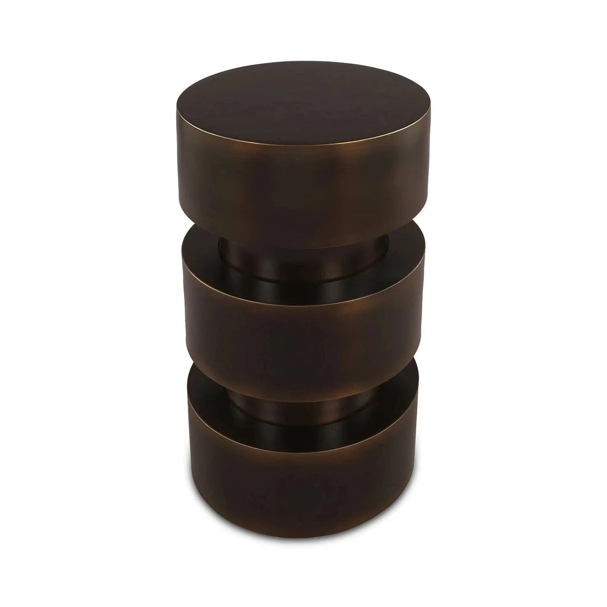 Gascon Dark Bronze Side Table