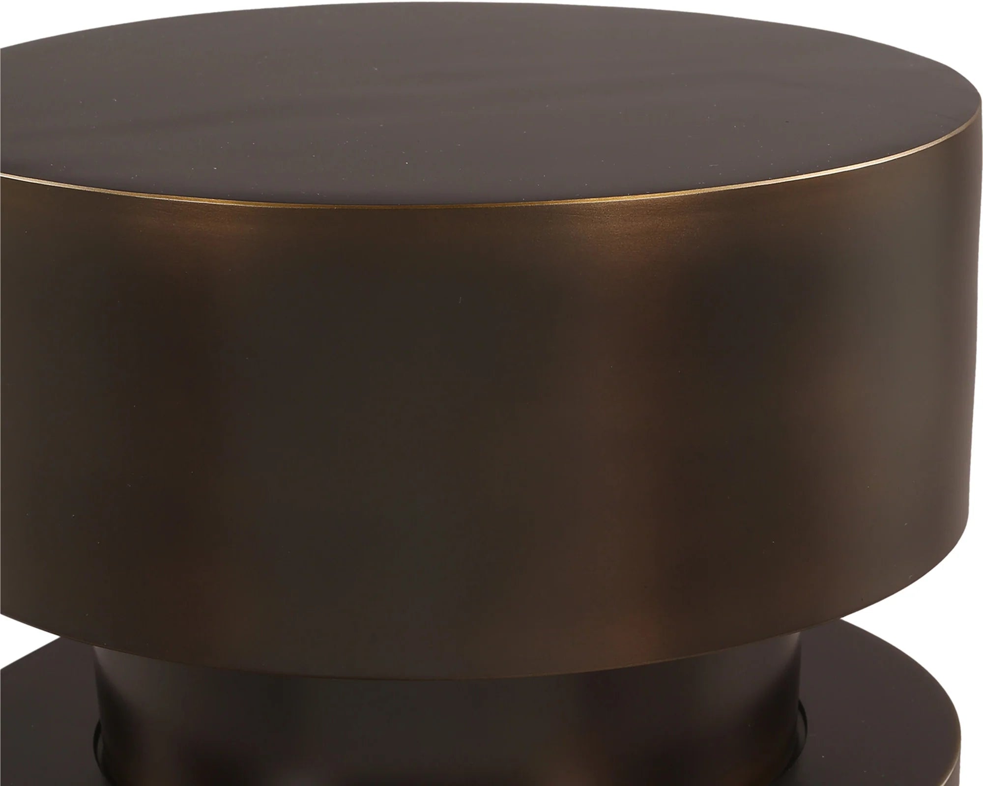 Gascon Dark Bronze Side Table