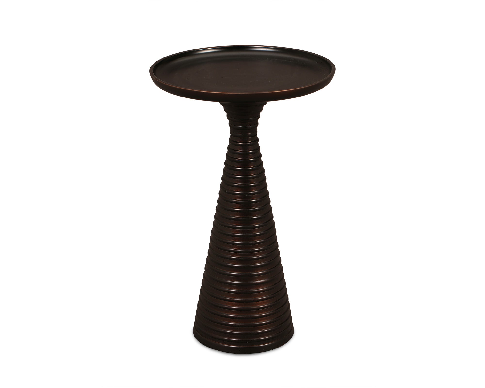 Othelo Side Table set of 2 - Painted Dark Bronze