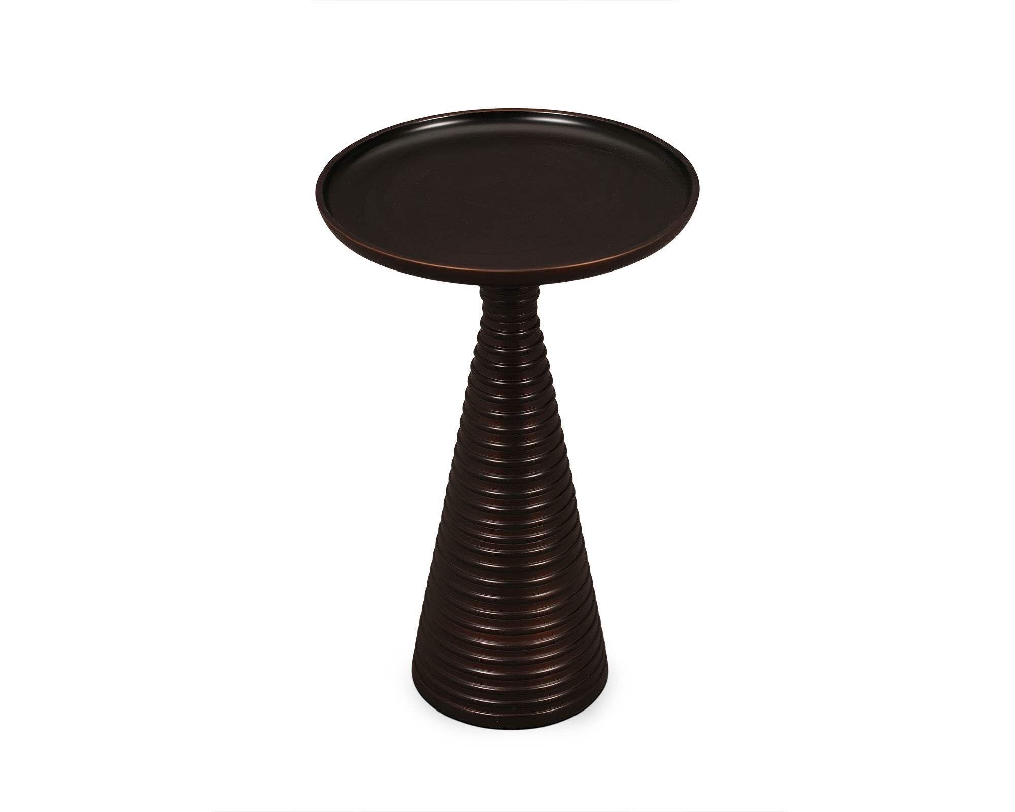 Othelo Side Table set of 2 - Painted Dark Bronze
