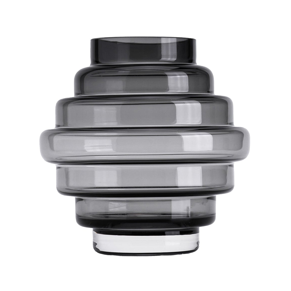 Selba Grey Glass Vase Small