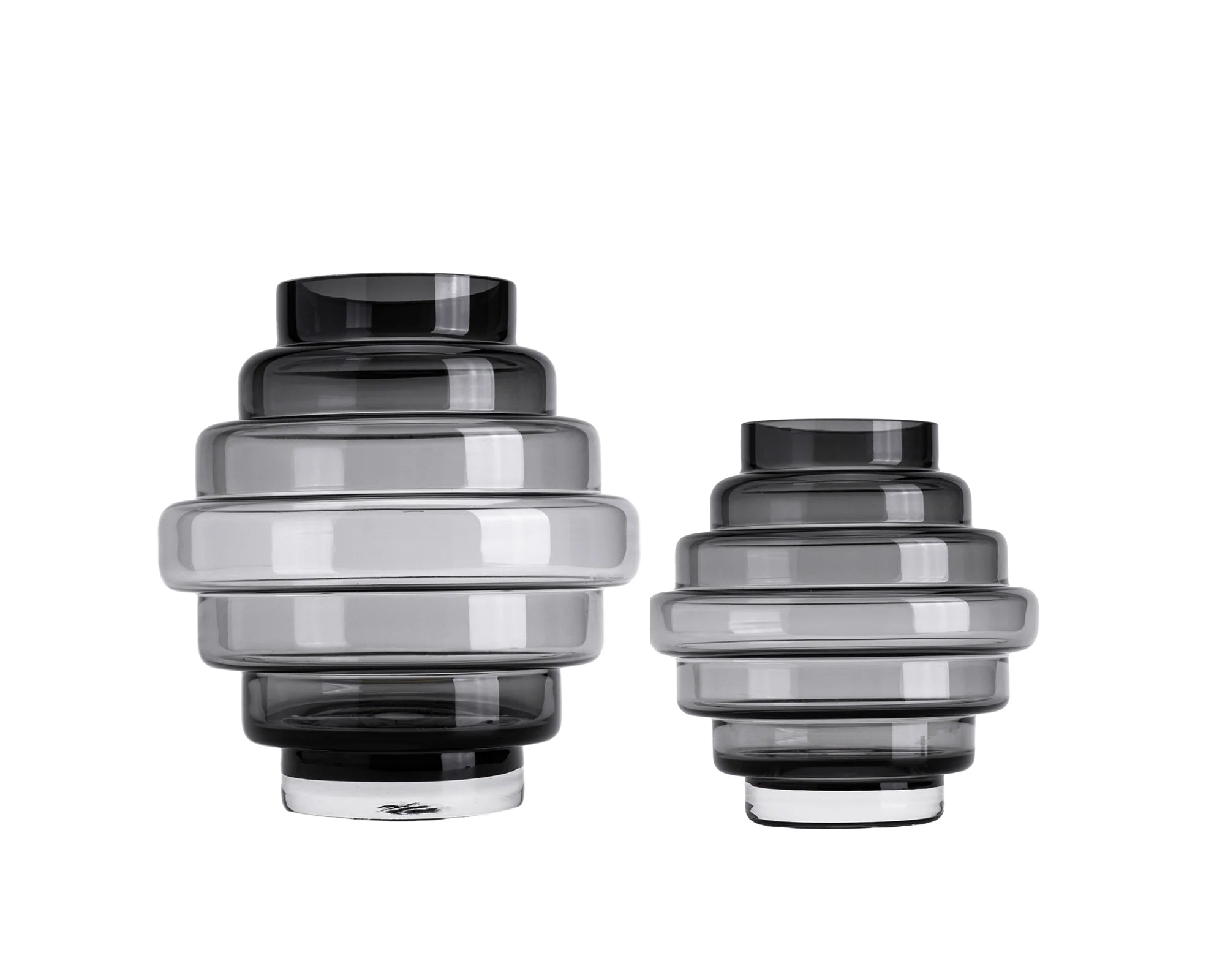 Selba Small Grey Glass Vase