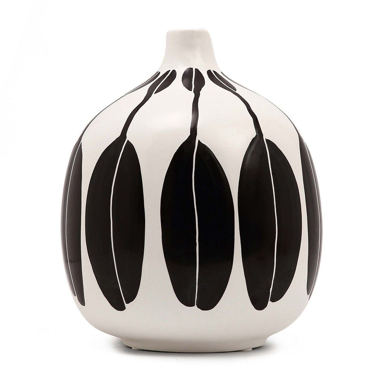 Morton Black & White Ceramic Vase