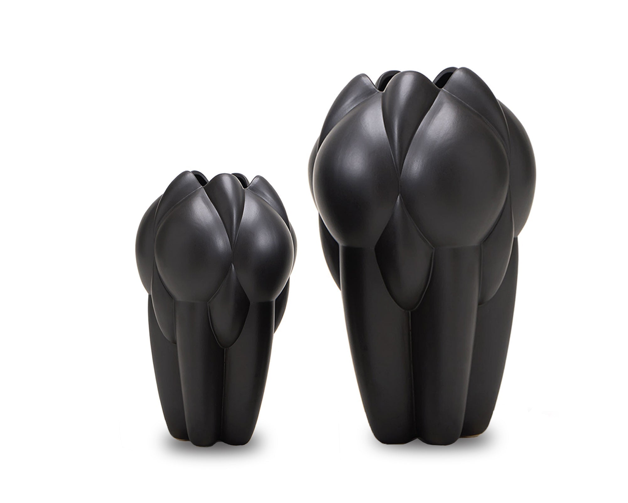Lax Large Vase - Black Ceramic