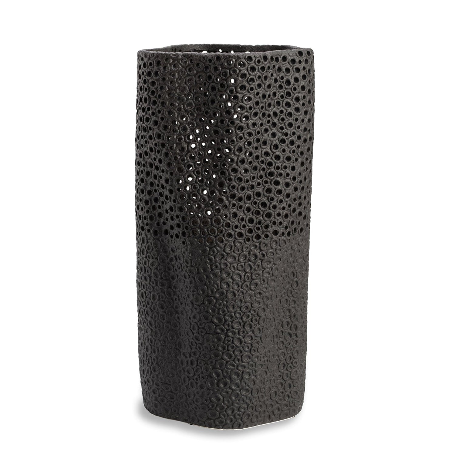 Mell Black Ceramic Vase