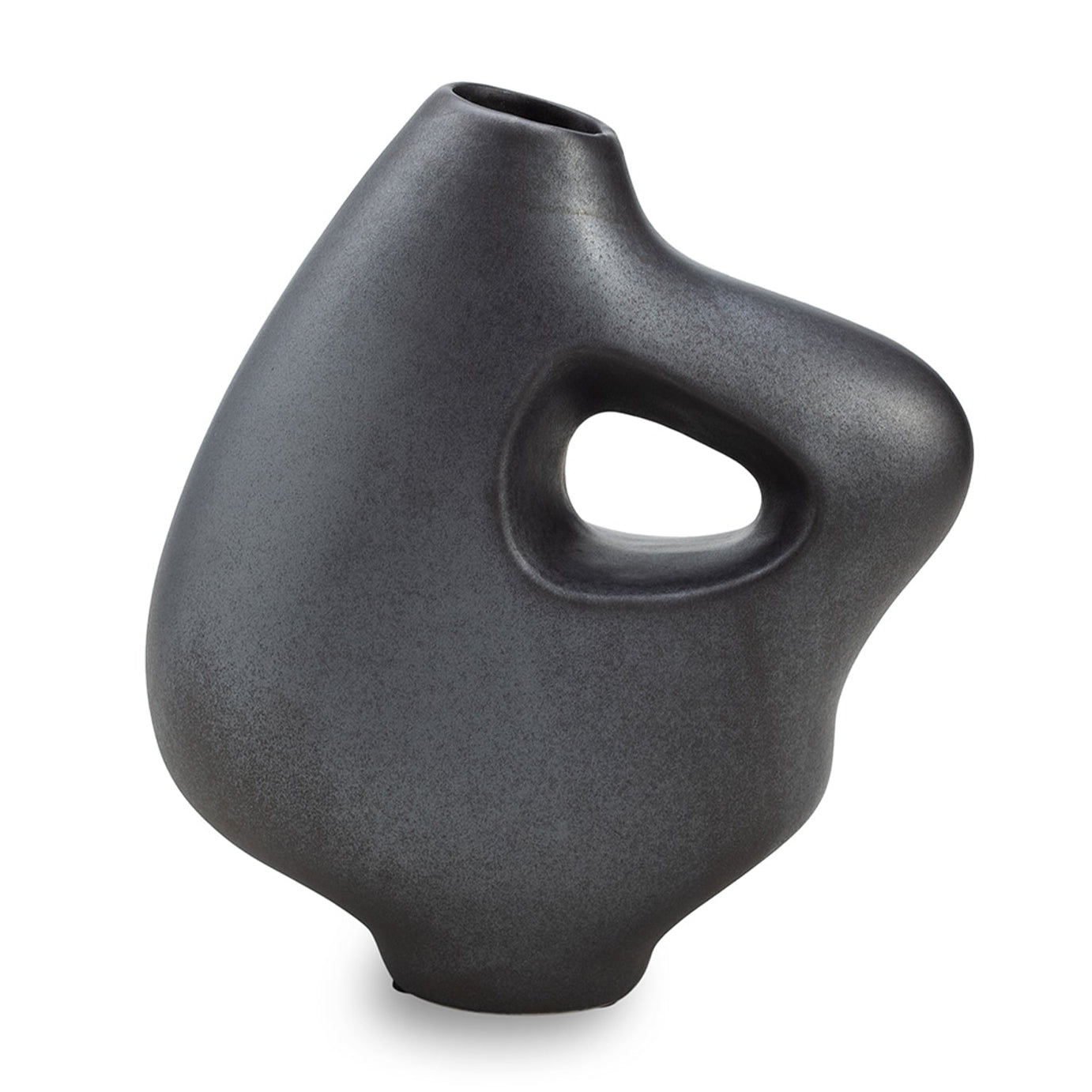 Nile Silver Grey Ceramic Vase