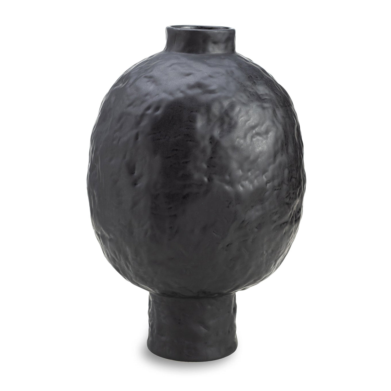 Hove Black Ceramic Vase