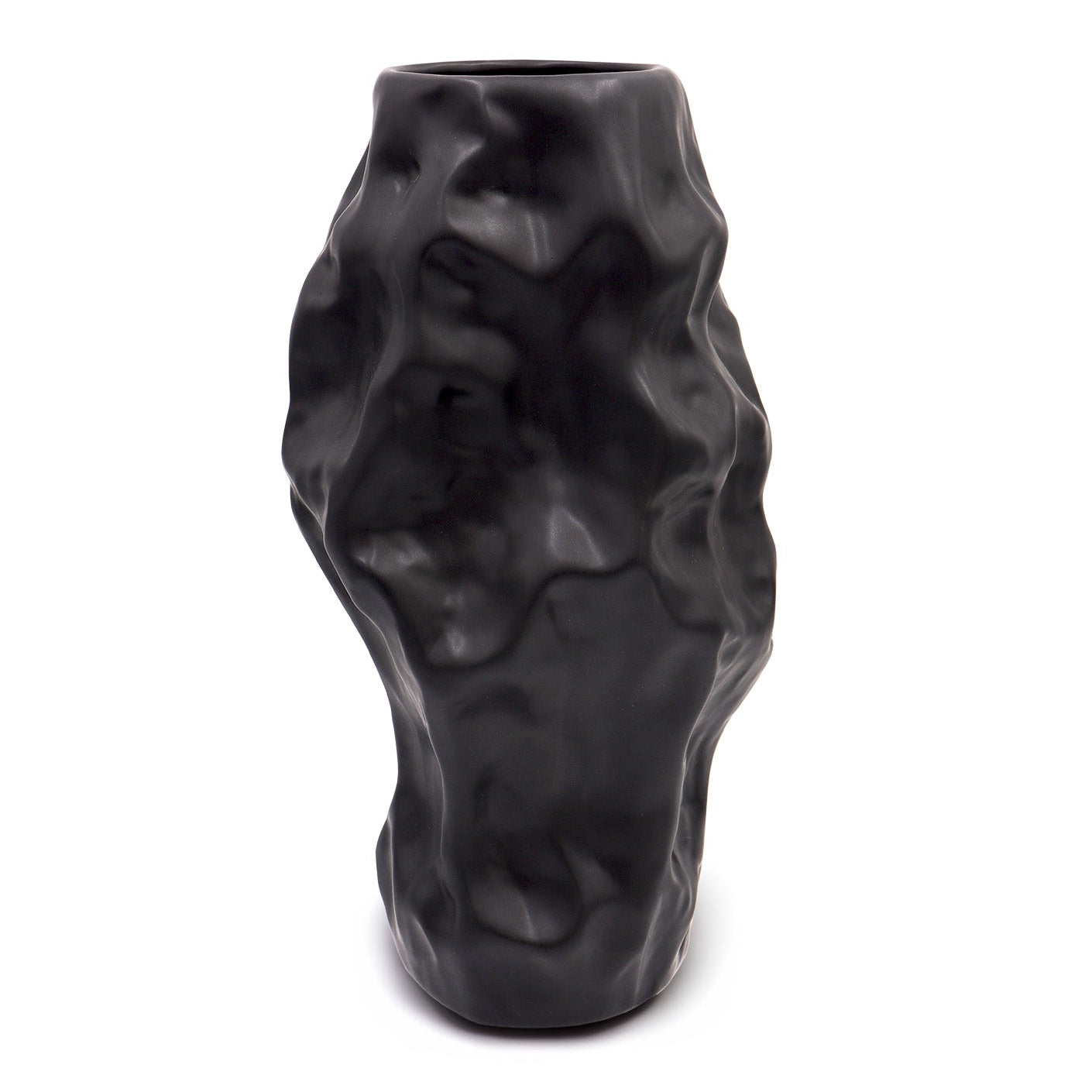 Adur Black Ceramic Vase Small