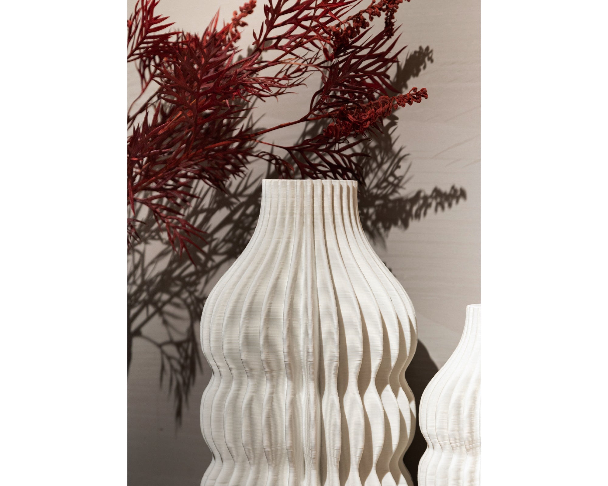 Iverna Small Vase - White Ceramic
