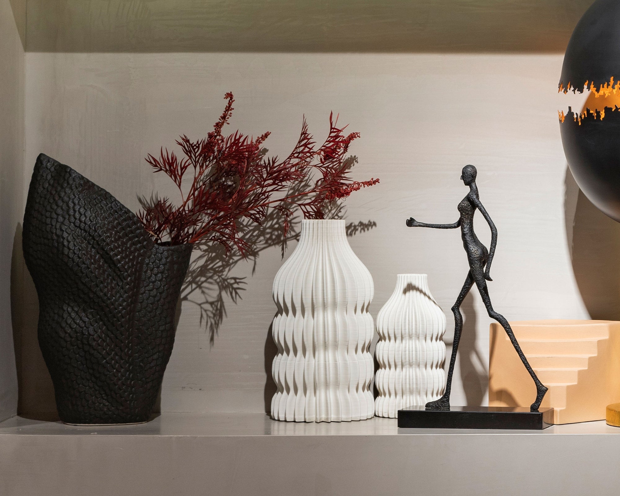 Iverna Small Vase - White Ceramic