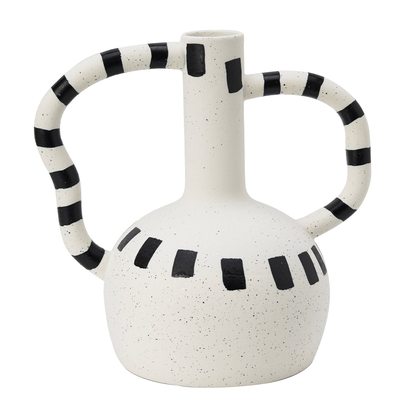 Irving Black & White Ceramic Vase