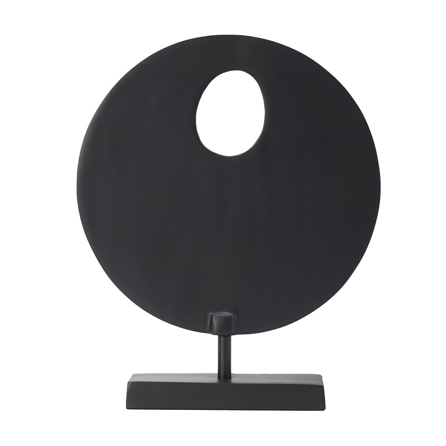 Panton Black Metal Sculpture
