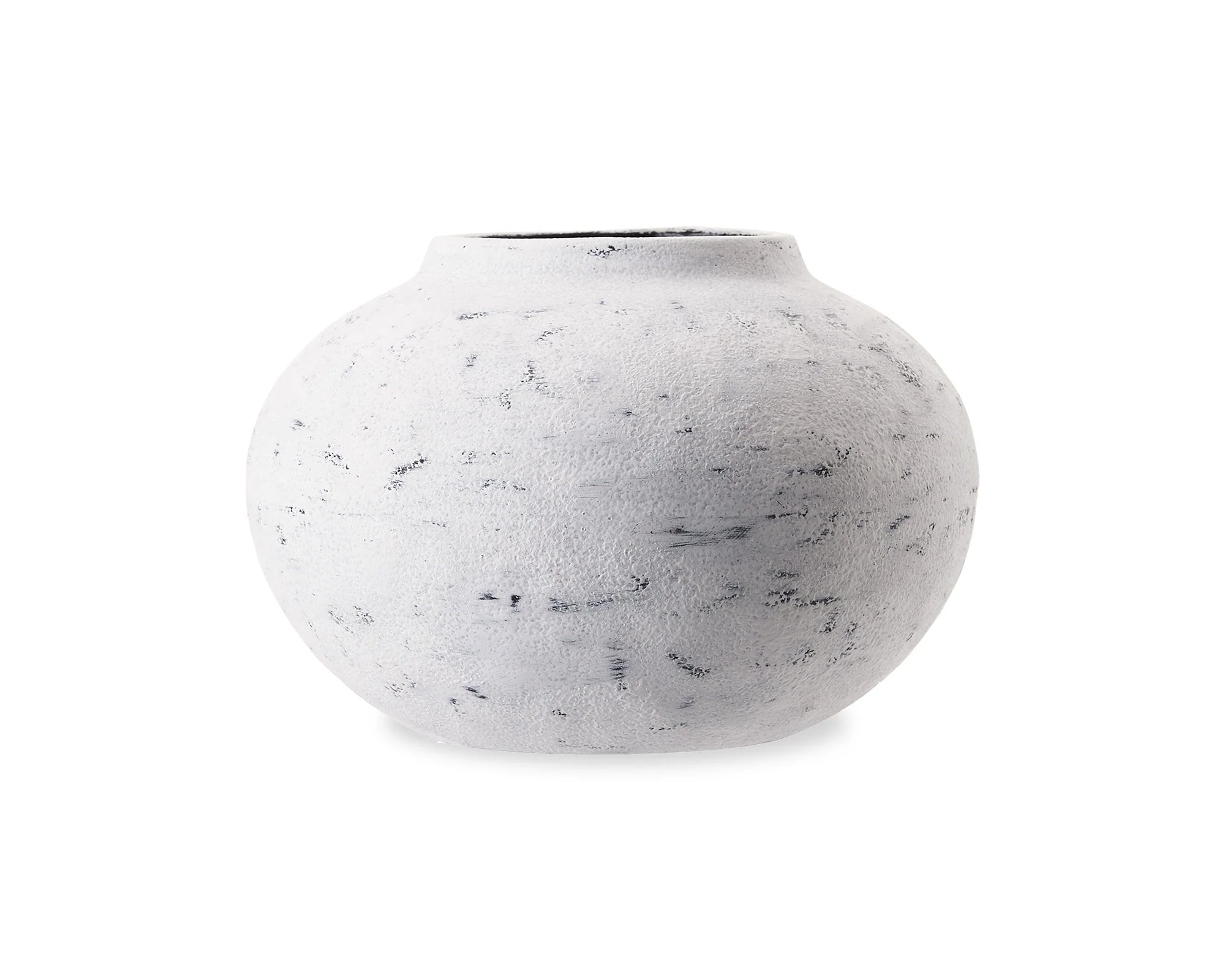 Testa White & Black Ceramic Sculptural Vase