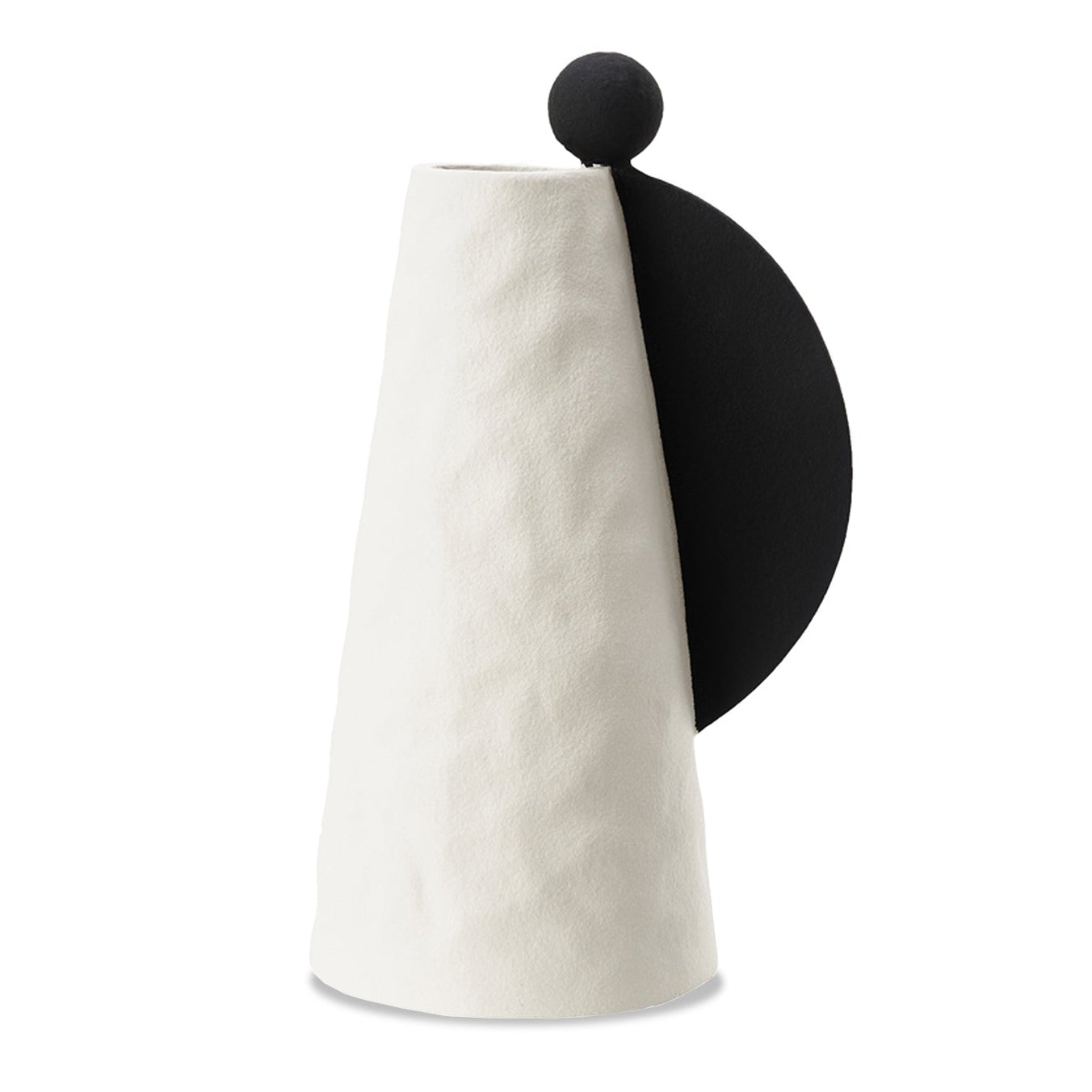 Aionis Black & White Ceramic Vase