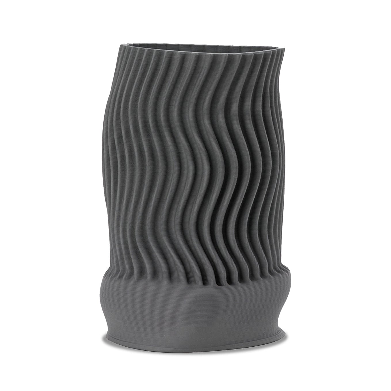 Vradia Dark Grey Ceramic Vase