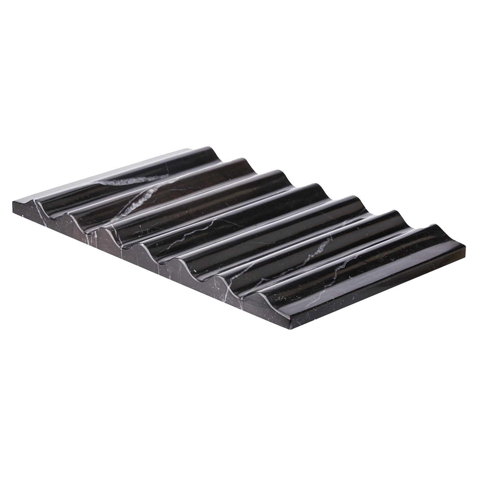 Artium Black Marble Tray