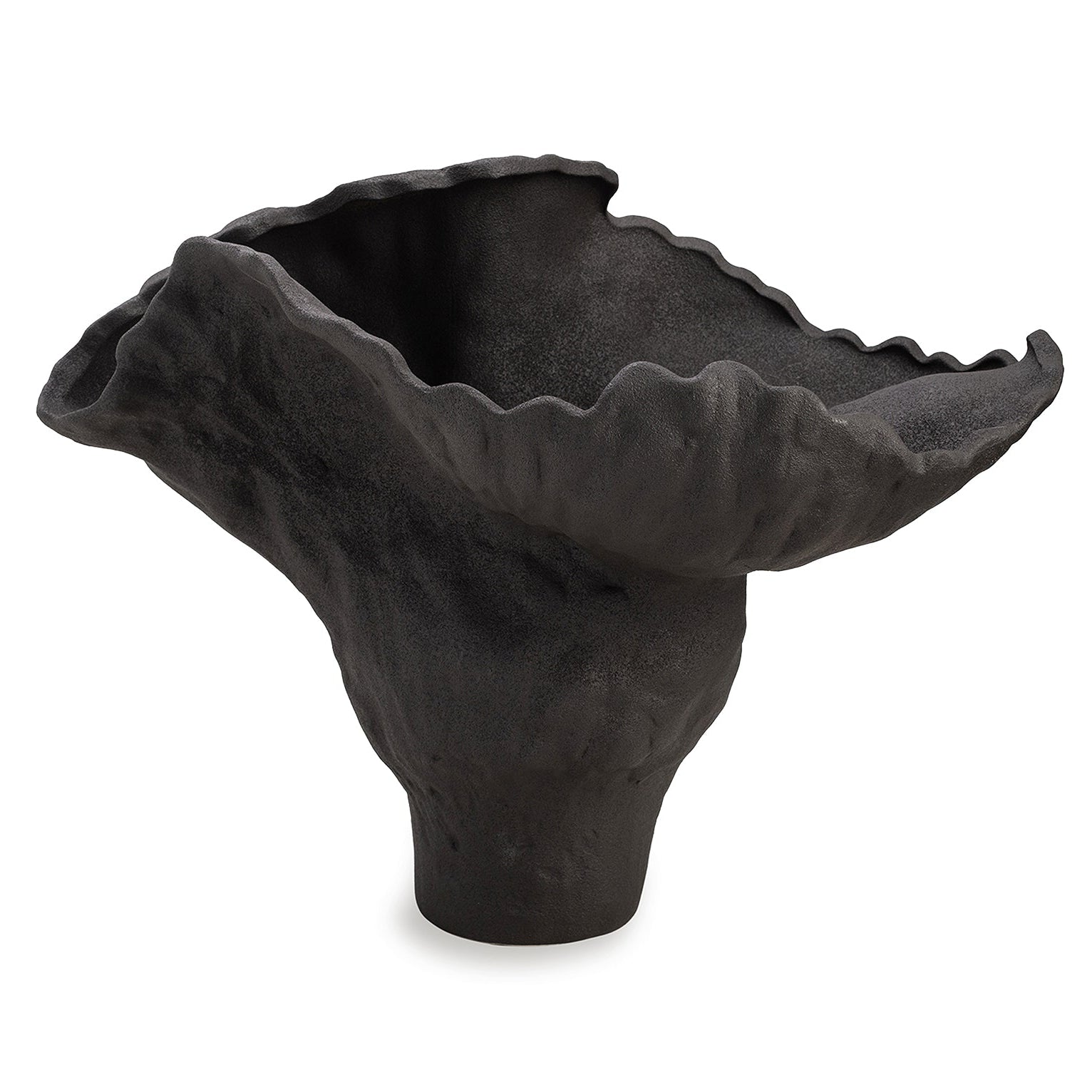 Arvasia Black Ceramic Vase