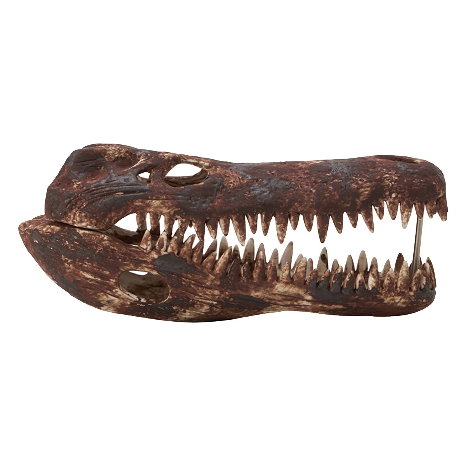 Croco Brown Ceramic Sculpture
