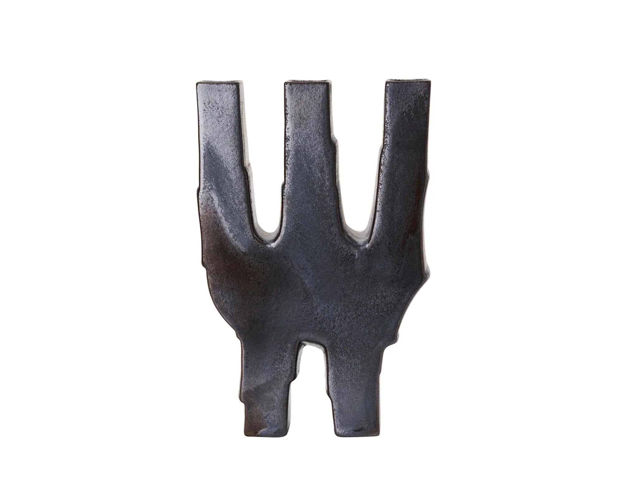 Leandri I Dark Silver Grey Ceramic Vase