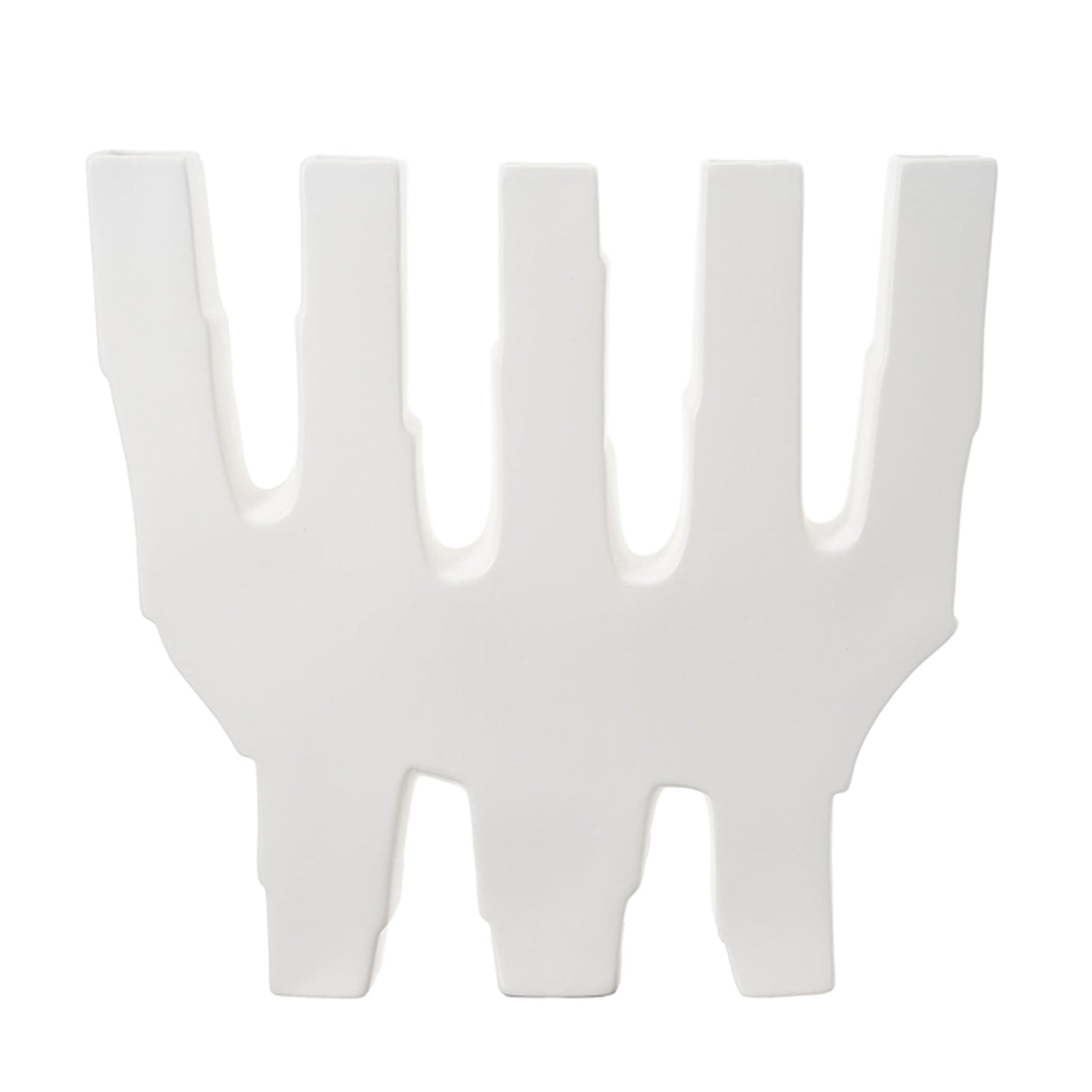 Leandri II White Ceramic Vase