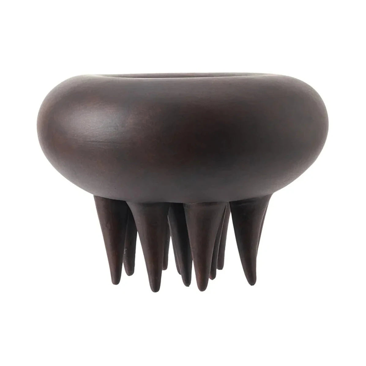 Zenith Deep Brown Ceramic Vase