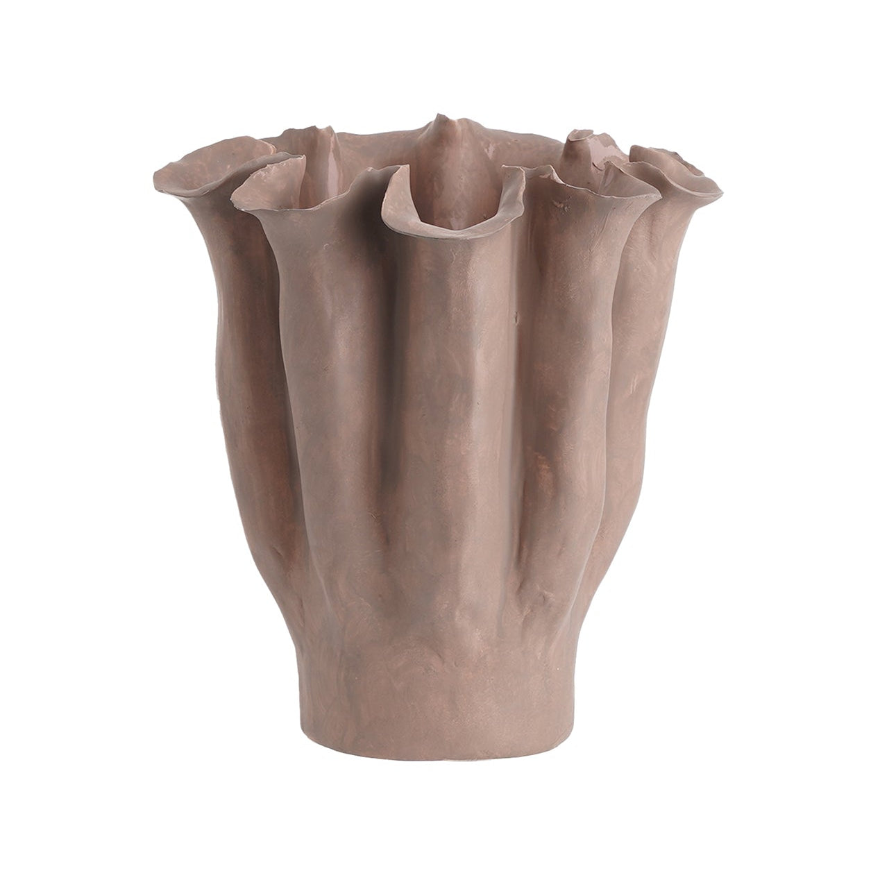 Terra Sienna Ceramic Vase
