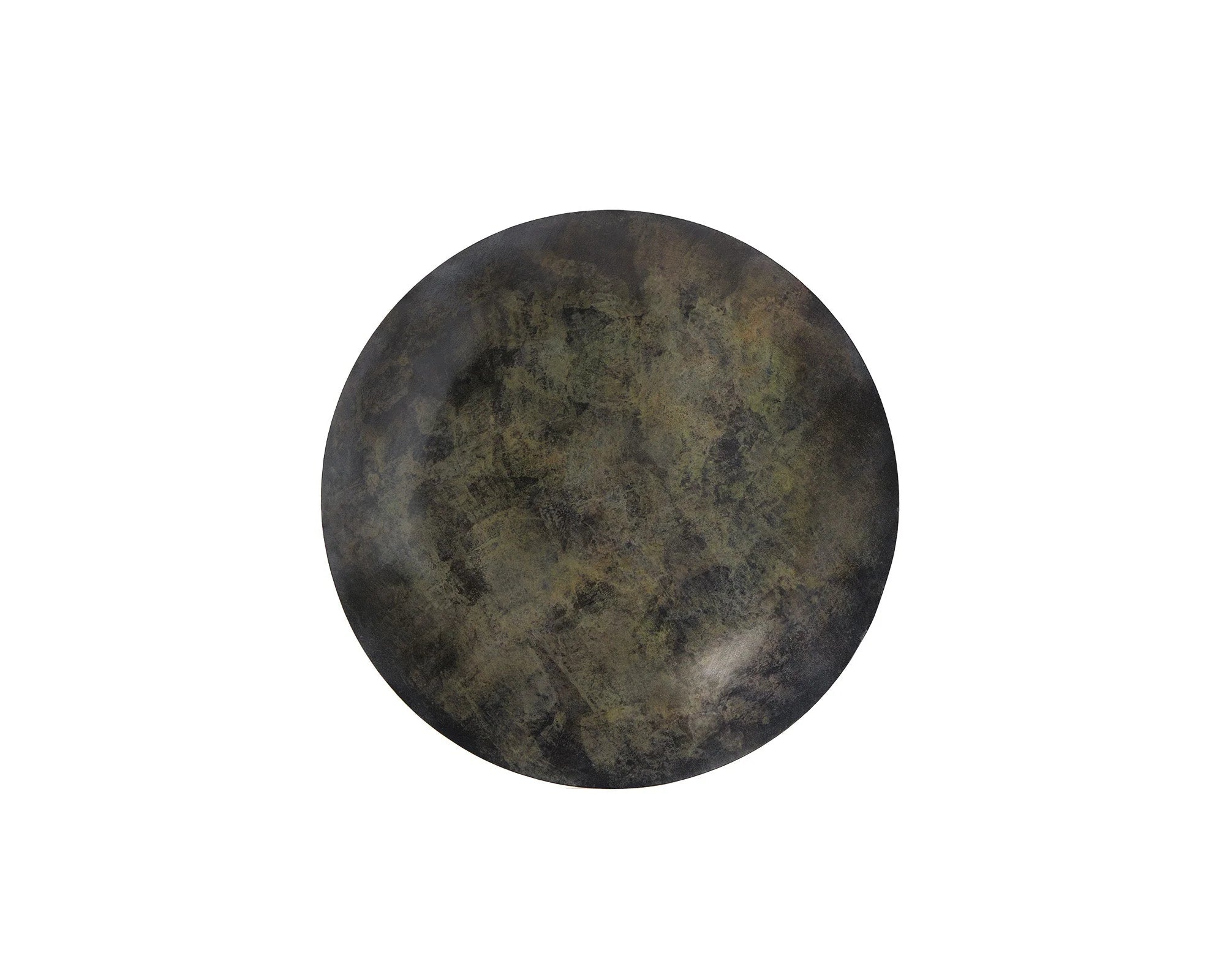 Terra Orb Moss Finish Textured Resin Wall Art