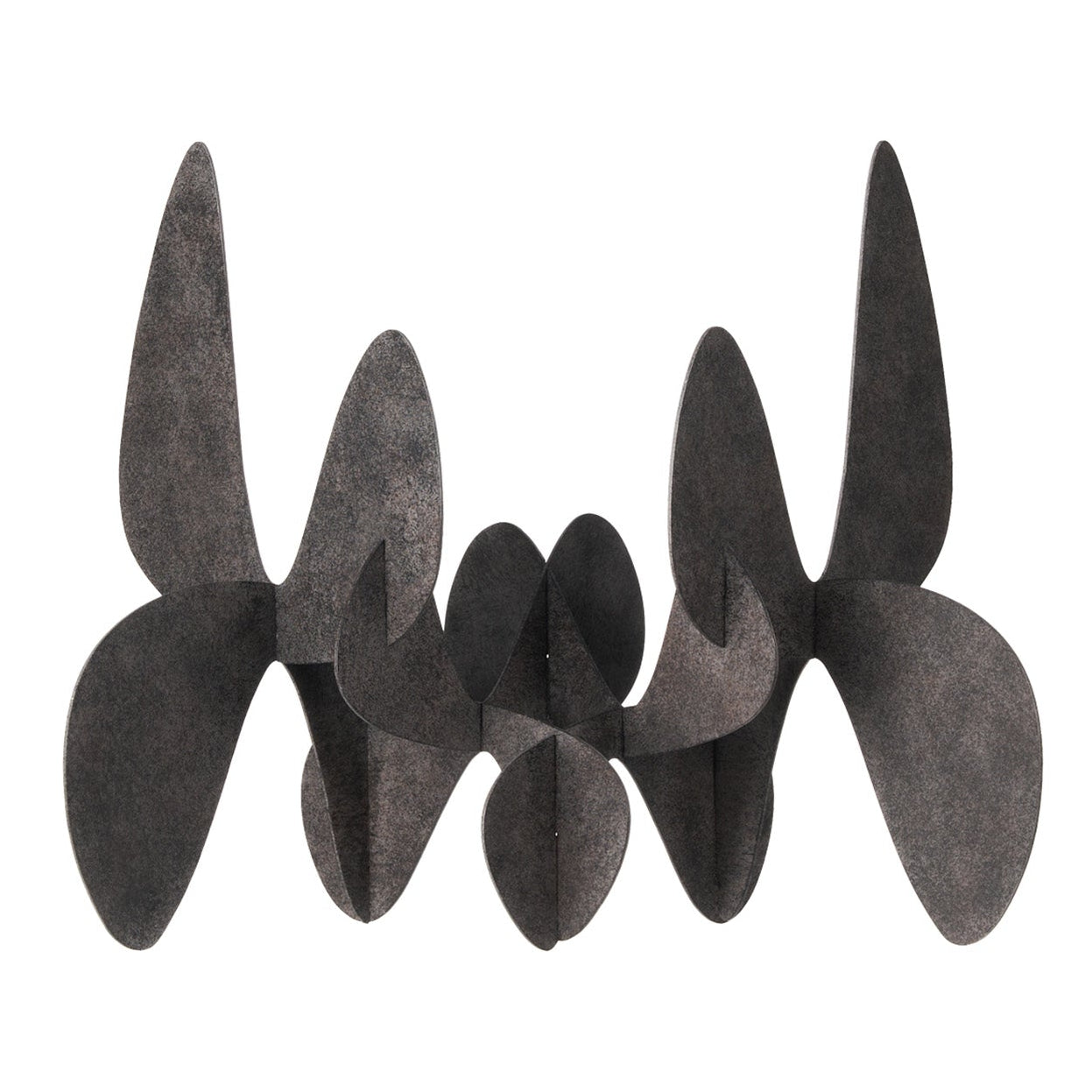 Ashwave Textured Charcoal Surface Sculpture